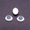 "Craft Eyes" Hardware Pair, Gray Pupil Color, 8mm Diameter, 11x14mm, Pack of 50 Pairs