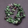 Natural Zoisite Stone Beads on Fishing Line, Butterfly Shape, 8-12mm Diameter, 38cm Length
