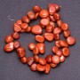 Natural Stone Beads Red Jasper Tumbled Butterfly, 6-12 (+/-) mm Strand, 39cm Length