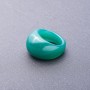 Green Agate Ring, Sizes 20, 21mm