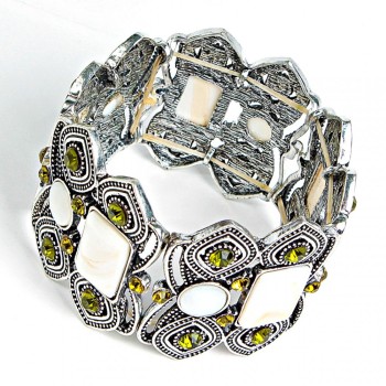 Mother-of-Pearl Inset Bracelet