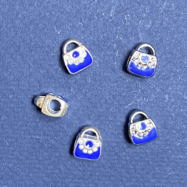 Jewelry Finding Spacer "Lock" 10mm, pack of 6 pcs
