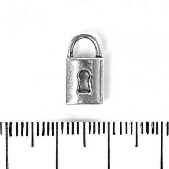 (9/7mm) Findings Pendant Padlock pack. 20g +/-17pcs