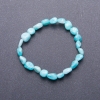 Amazonite Tumbled Bead Bracelet, 7mm(+-) Diameter, 18cm Circumference, on Elastic Cord