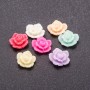 Cabochon Rose Assorted, 12mm diameter, no hole, pack of 24 pcs