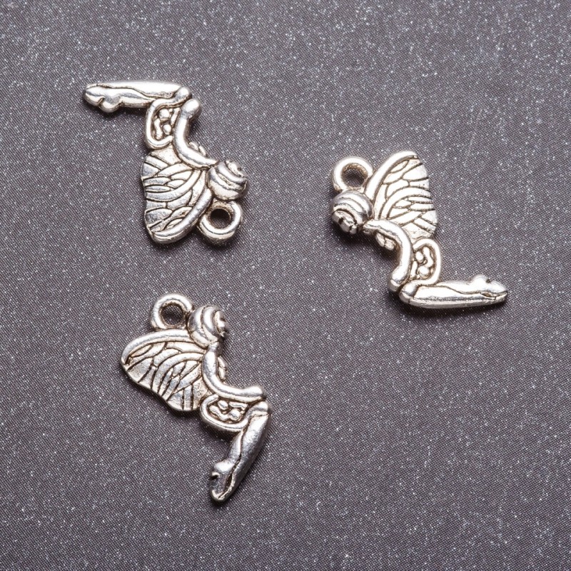 Jewelry Findings Elf Charm, d 20x10mm, Pack 20g +/- 17pcs