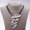 "Moonlight" Cord Necklace, 48-55cm length