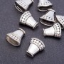 Bead Cap Finding for Beads, diameter 16x16x8mm, hole d. 4x5mm, pack 20g +/- 8pcs