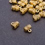 Bail Finding in Old Gold Color 7x4x7mm with 3.5mm Aperture, Packaging 20g ± 40 pcs