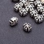 Findings Bead Insert Cross, diameter 7x8x5mm hole d 5mm pack 20g +