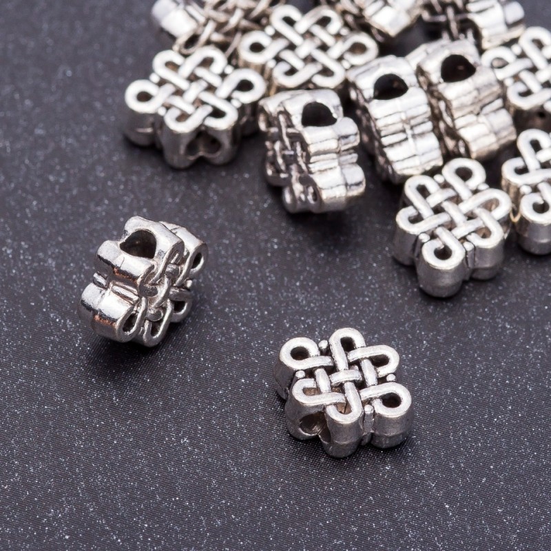 Frivolite Bead Insert Finding, Diameter 9x12x5mm, Hole 3mm, Pack 20g +/-15pcs