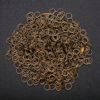 Jump Rings, 6.5mm Diameter, 30g Pack, Bronze Color