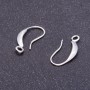 Earring Hooks L 20mm, Silver Color