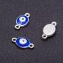 Finding Connector "Eye" "Silver", diameter 8mm, length 16mm hole dia. mm pack 7pcs