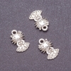 Kitten Pendant Finding, Diameter 10mm, Length 17mm, Pack 20g +/- 21pcs