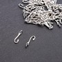 Findings Pendant Hook 5x20mm, Pack 20g, ±55pcs