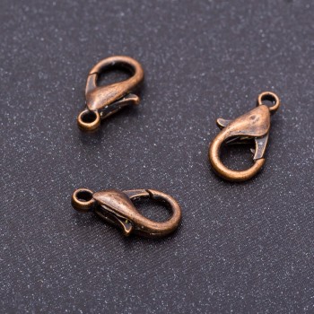 Price per pack / 10pcs. Copper Clasp 16x8mm