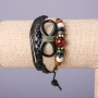 Kids' "Infinity" Bracelet, Beige, Adjustable Drawstring