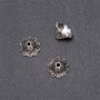 Jewelry Finding Bead Cap 16x11mm, diameter 3mm pack 18pcs