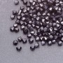Jewelry Finding Bead Black Plastic Bicone 4x4mm pack 70g (+/-2500pcs)