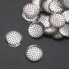 Sieve-Style Brooch Base Finding, 24mm Diameter, Pack of 48pcs