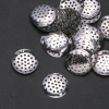 Sieve-Style Brooch Base Finding d20mm, Pack of 68pcs