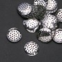 Sieve-Style Brooch Base Finding d20mm, Pack of 68pcs