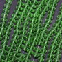 Czech Crystal Beads Clear Emerald Green "Rondelle", Diameter 8x6mm, Length 40cm