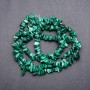 Malachite Beads natural stone on thread, diameter 6×3 mm ±, length 82 cm ±