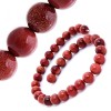 Natural Stone Beads on Thread, Golden Sand Aventurine 12mm, Length 36.5cm