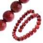Natural Stone Beads on Thread, Golden Sand Aventurine 12mm, Length 36.5cm