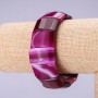Agate Link Bracelet, 15x25mm, Circumference 18cm