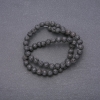 Natural Lava Stone Beads on a String, Diameter 6mm +/-, Length 40cm