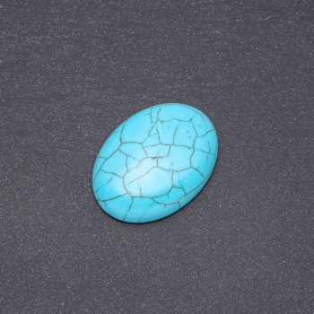 Cabochon Stone "Turquoise" (Pressed) 38x28mm