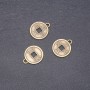 Chinese Coin Pendant Finding 20mm, 20g pack +/-12pcs