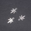 Hemp Leaf Pendant Finding, 20g pack +/-20pcs