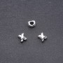 "X" Insert Bead Finding, 9x8mm, Pack 20g +/- 16pcs