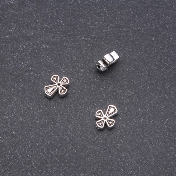Cross Spacer Bead Findings 9x11mm, pack 20g +/- 20 pcs