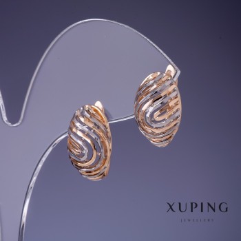 Xuping Earrings 11x17mm "18K Gold Plated"