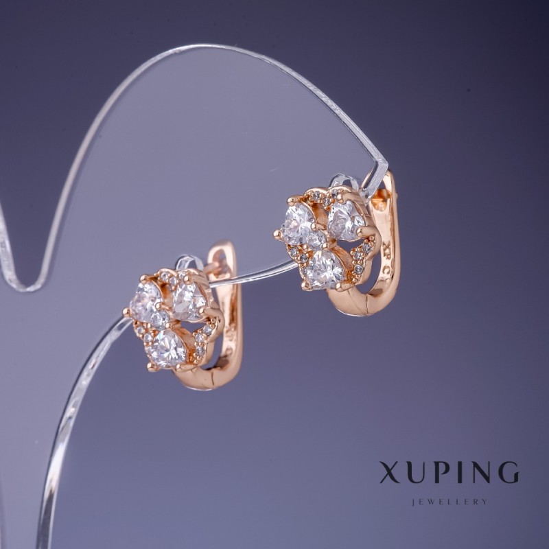 Xuping "Clover" Earrings 14x10mm "18K Gold Plated"