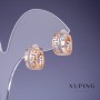 Xuping Earrings 7x13mm "18K Gold Plating"