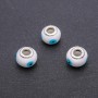 Pandora Bead Plastic, Diameter 14x10mm, Hole Diameter 4.5mm, Pack of 6