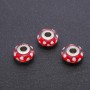 Pandora Bead, Plastic, Diameter 15x8mm, Diameter 4.5mm, Pack of 3