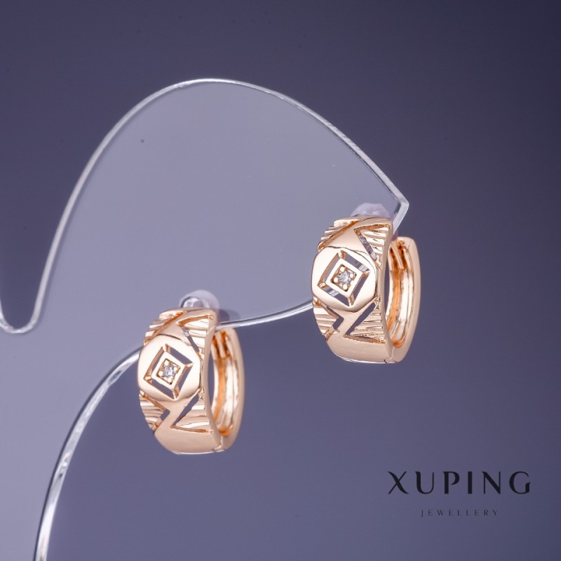 Xuping Earrings 15x7mm "18K Gold Plated"