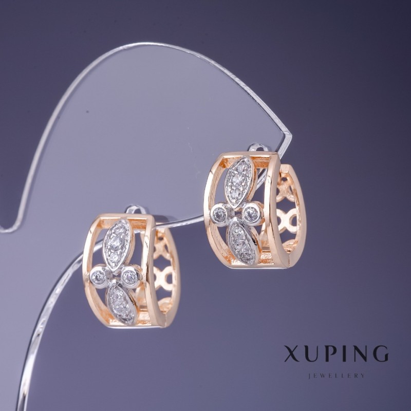 Xuping Earrings 15x9mm "18K Gold Plated"