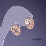 Xuping Earrings 12x9mm "18K Gold Plated, Rhodium"