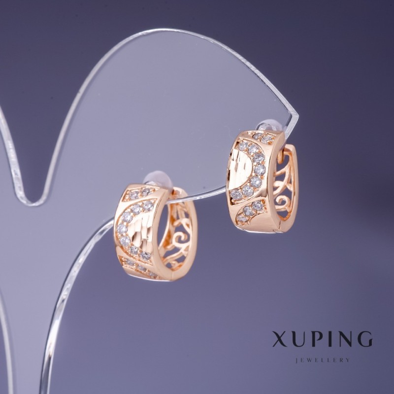 Xuping Earrings 14x7mm "18K Gold Plated"