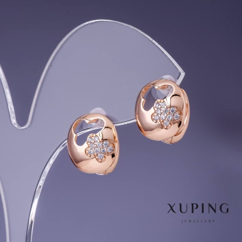 Xuping Earrings 13mm "18K Gold Plated"