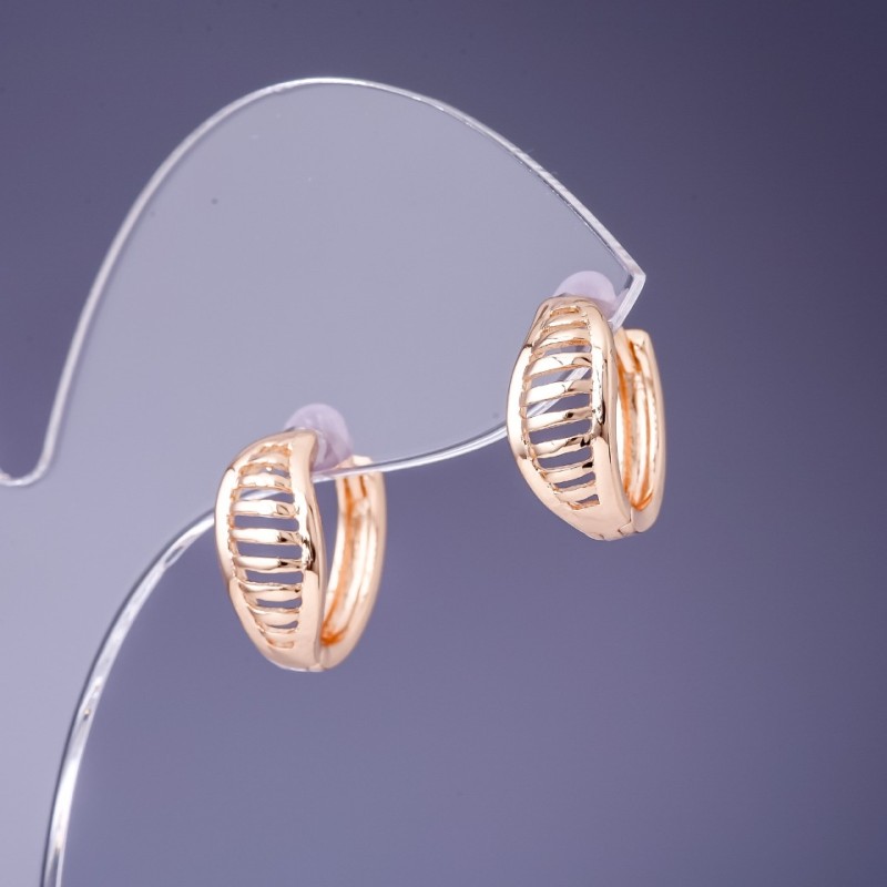 Xuping Earrings 6x13mm "18K Gold Plated"