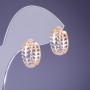 Xuping Earrings 7x16mm "18K Gold Plated, Rhodium"